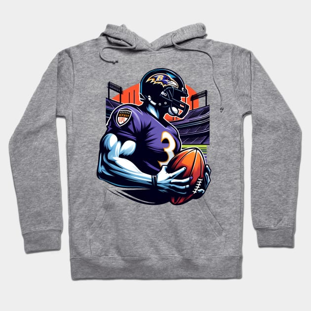 Baltimore Ravens 002 Hoodie by romancenemy